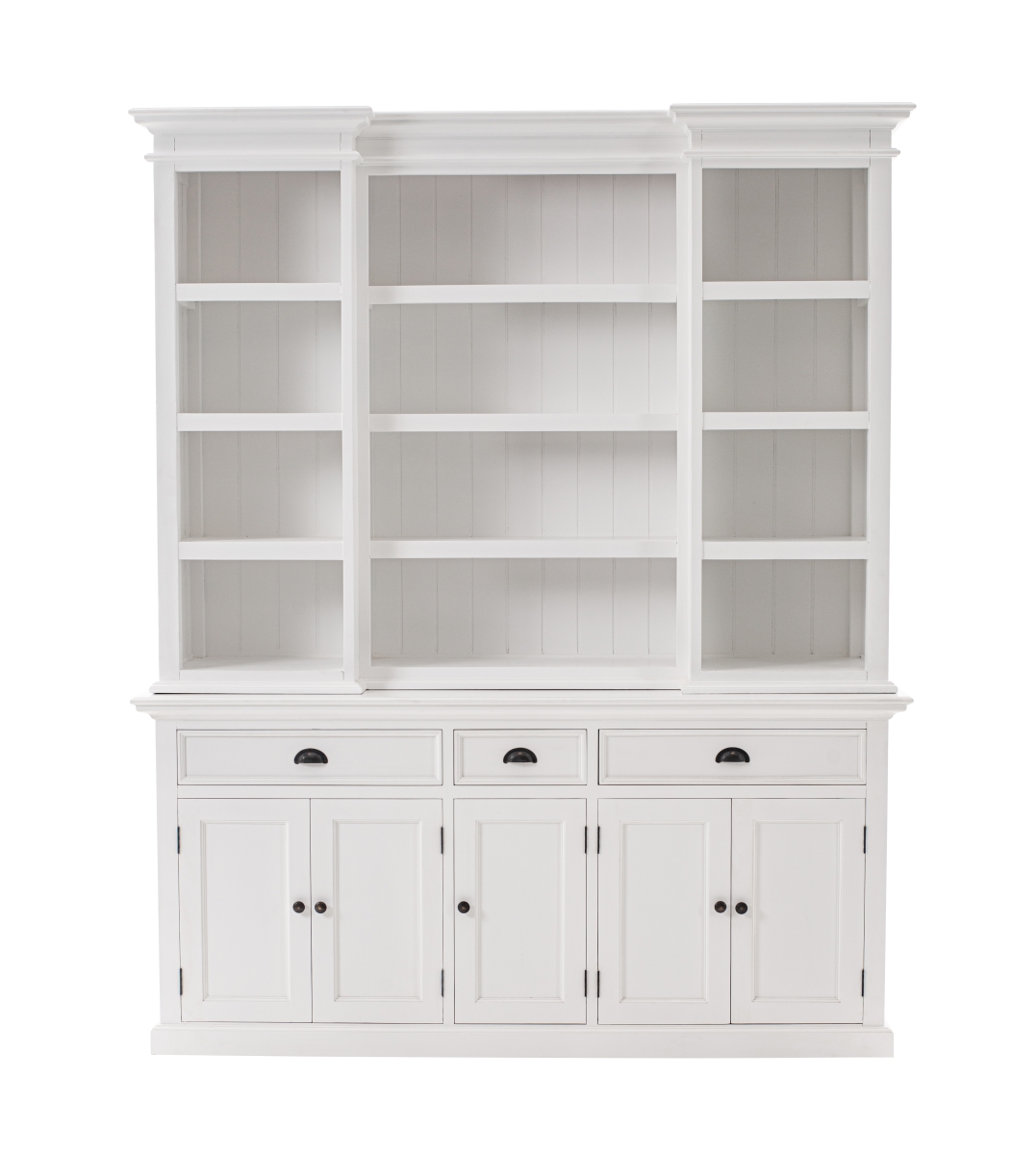 Bca605 Kitchen Hutch Cabinet With 5 Doors & 3 Drawers