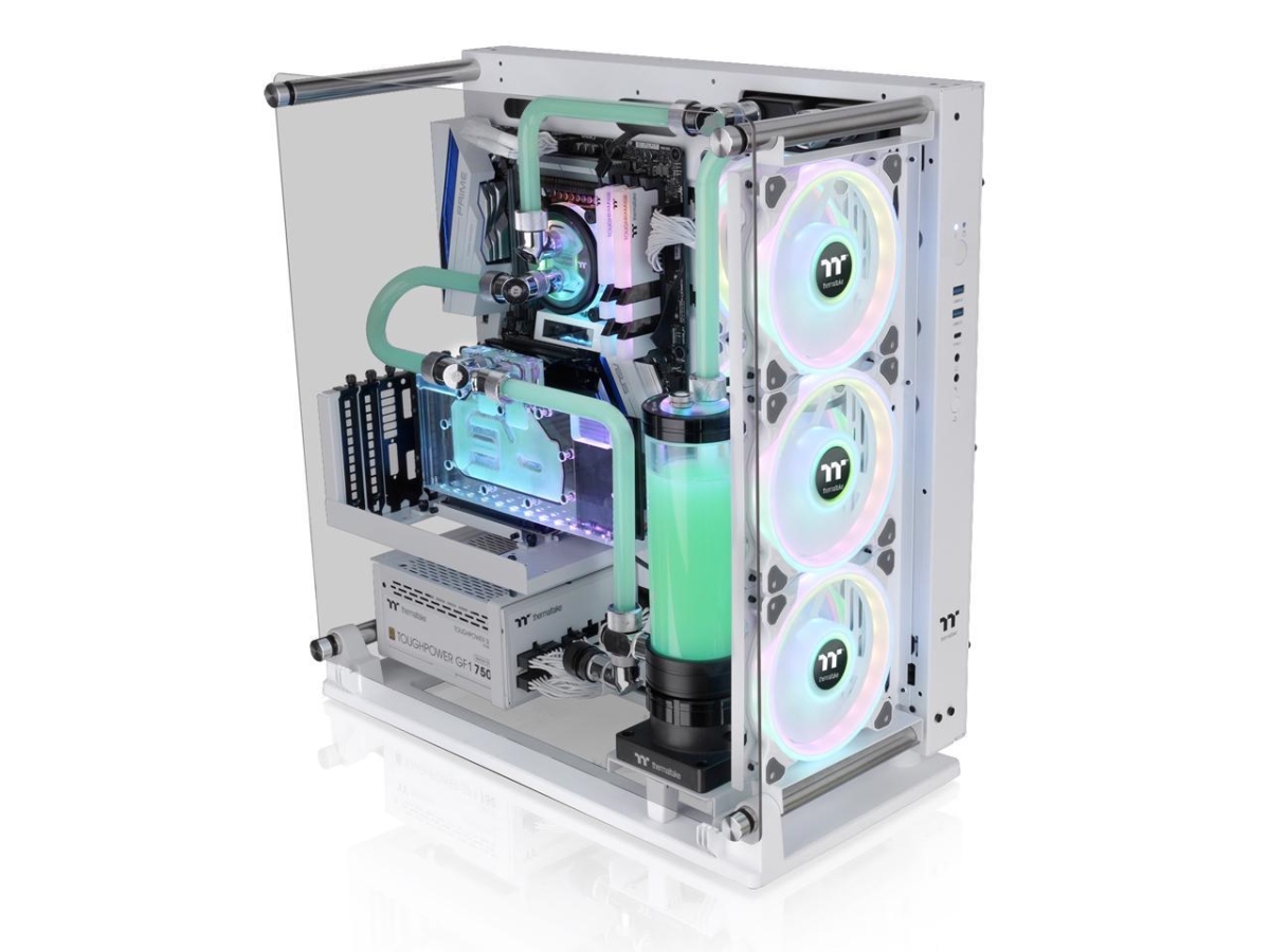 UPC 841163084922 product image for Thermaltake CA-1G4-00M6WN-09 Core P3 TG Pro Snow Snow SPCC ATX Mid  | upcitemdb.com