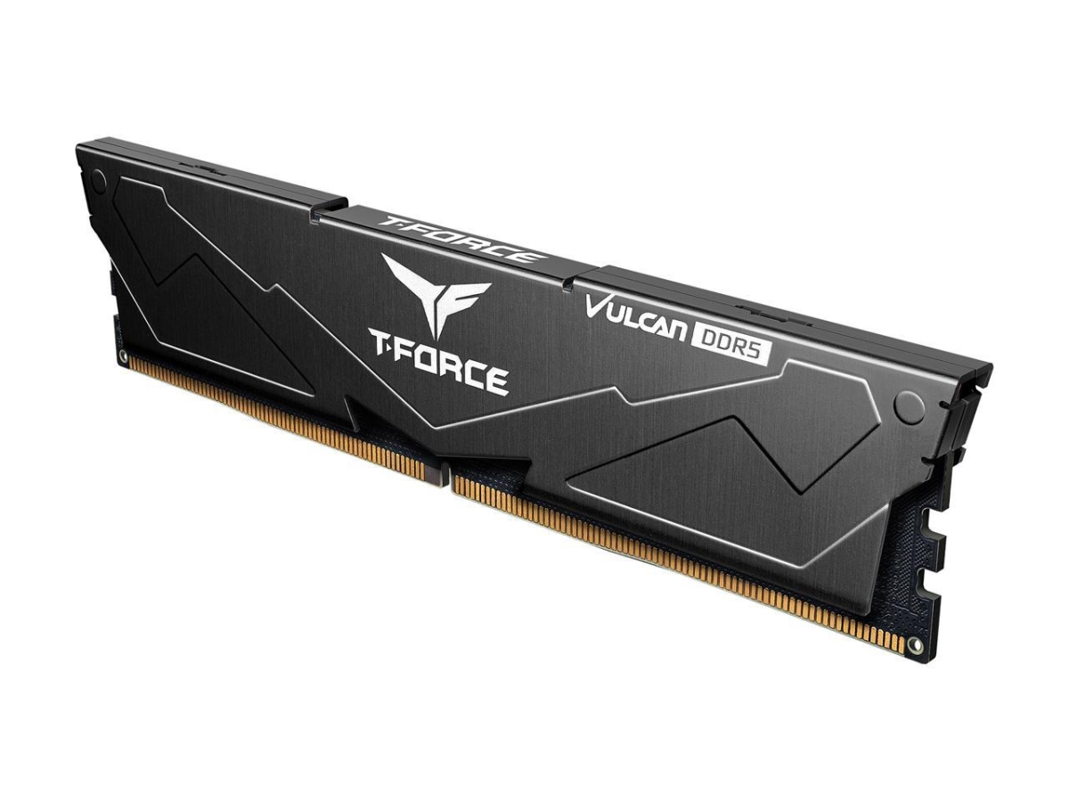 Picture of Team Group FLBD532G6000HC38ADC01 T-Force Vulcan 32GB - 2 x 16GB - 288-Pin PC RAM DDR5 6000 - PC5 48000 - Desktop Memory Model, Black