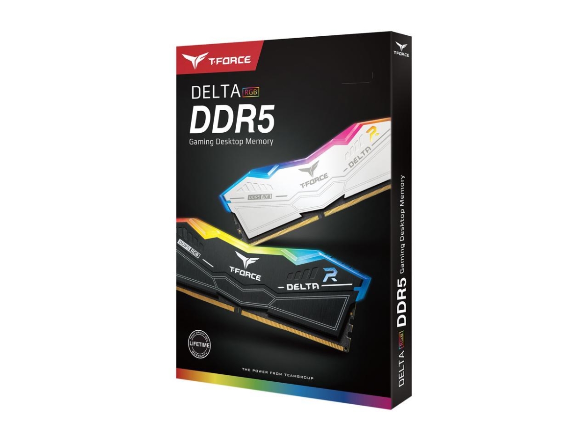 Picture of Team Group FF4D532G7600HC36DDC01 Delta RGB DDR5 32GB - 2 x 16GB - 288-Pin PC RAM DDR5 7600 - PC5 60800 Desktop memory Model