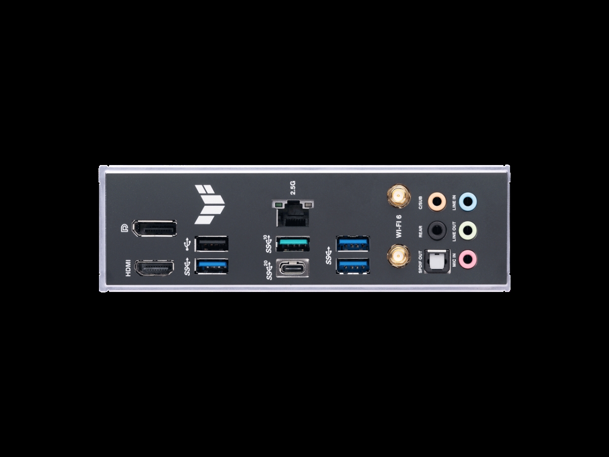 Picture of ASUS TUF GAMING B760-PLUS WIFI TUF Gaming B760-PLUS WIFI Intel B760 - 13th & 12th Gen - LGA 1700 ATX motherboard with PCIe 5.0 - Re - ltek 2.5Gb Ethernet - DisplayPort - HDMI - SATA 6 Gbps - USB 3.2