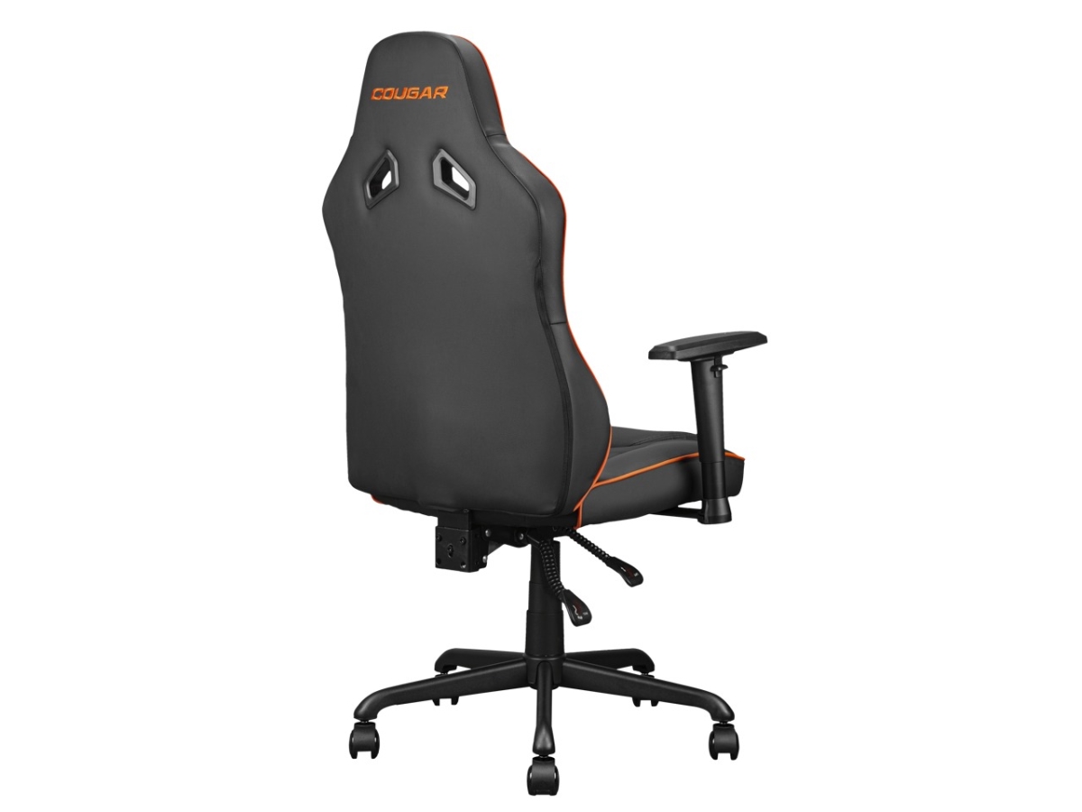 Picture of Cougar FUSION S Fusion S Built-in 3D Curved Lumbar Support&#44; PVC Faux Leather Gaming Chair - Medium