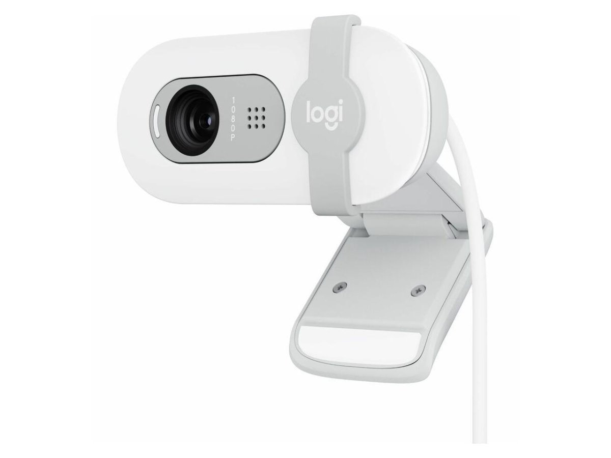 UPC 097855188625 product image for Logitech 960-001616 2 MP Brio 100 Webcam, Off White | upcitemdb.com