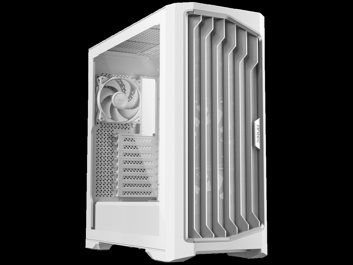 Picture of Antec Performance 1 FT White Performance RTX 40 Series GPU Support Display 4 x Storm T3 PWM Fans Type-C Ready Dual Tempered Glass Side Panels Mesh Front Panel Full-Tower E-ATX PC Case&#44; White