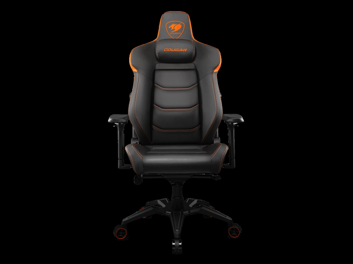 Picture of Cougar ARMOR EVO Gaming Chair with Integrated 4-way Lumbar Support & Magnetic Neck Pillow&#44; Black