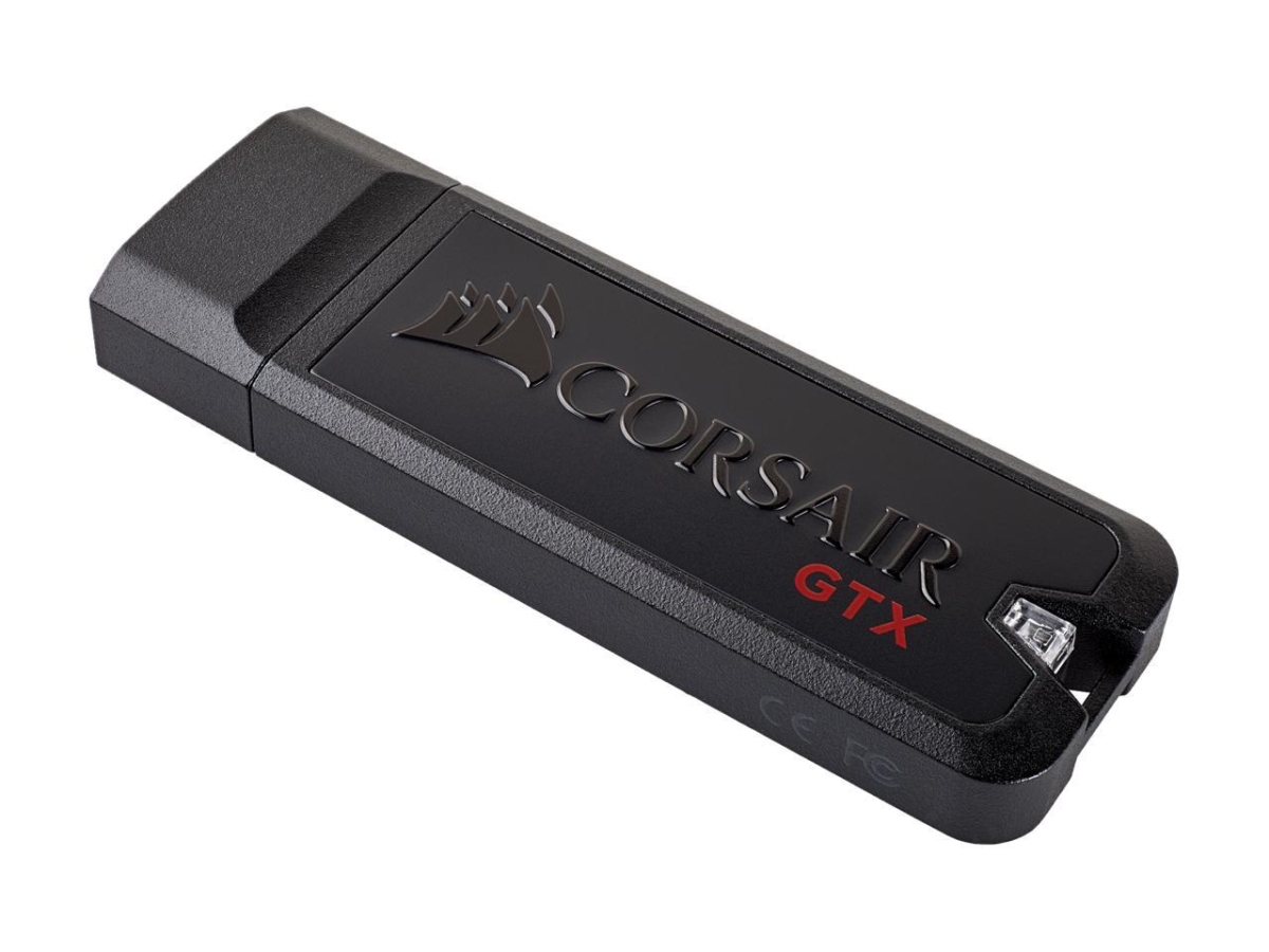 Picture of Corsair CMFVYGTX3C-256GB Voyager GTX 256GB USB 3.1 Premium Flash Drive, Black