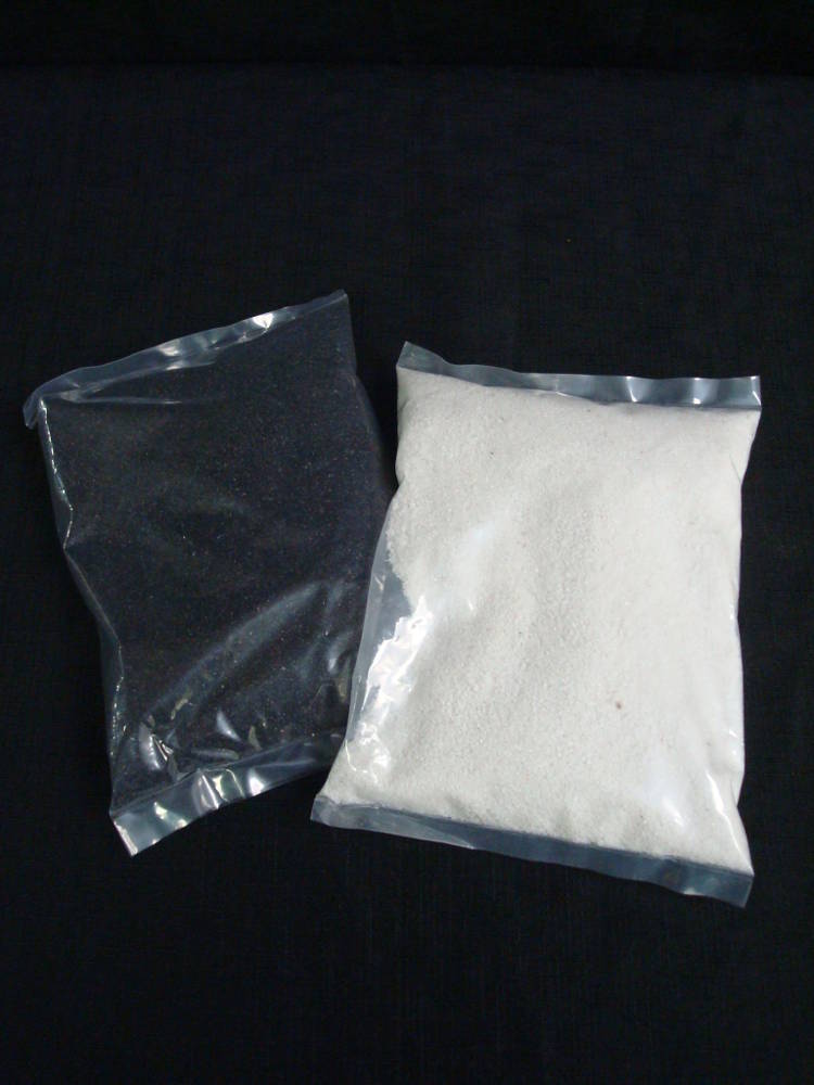 Pr-ss-b 2 Lbs Black Fine Sand Bag, Set Of 2