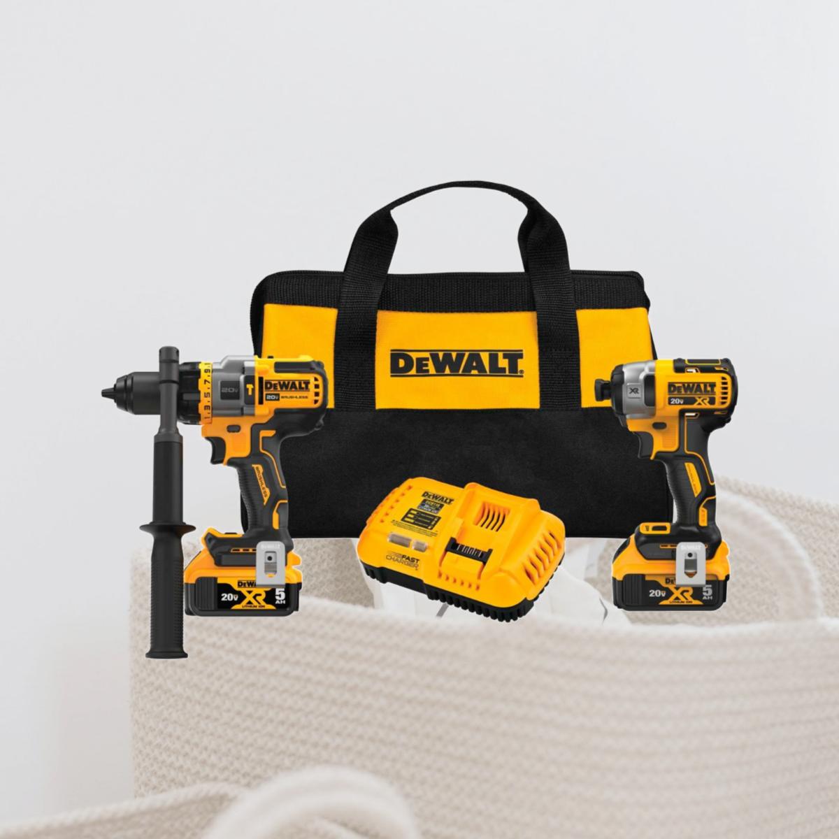 Picture of Dewalt B2399300 20V Max Cordless 2-Tool Kit with Hammer Drill & Driver&#44; Flexvolt Advantage