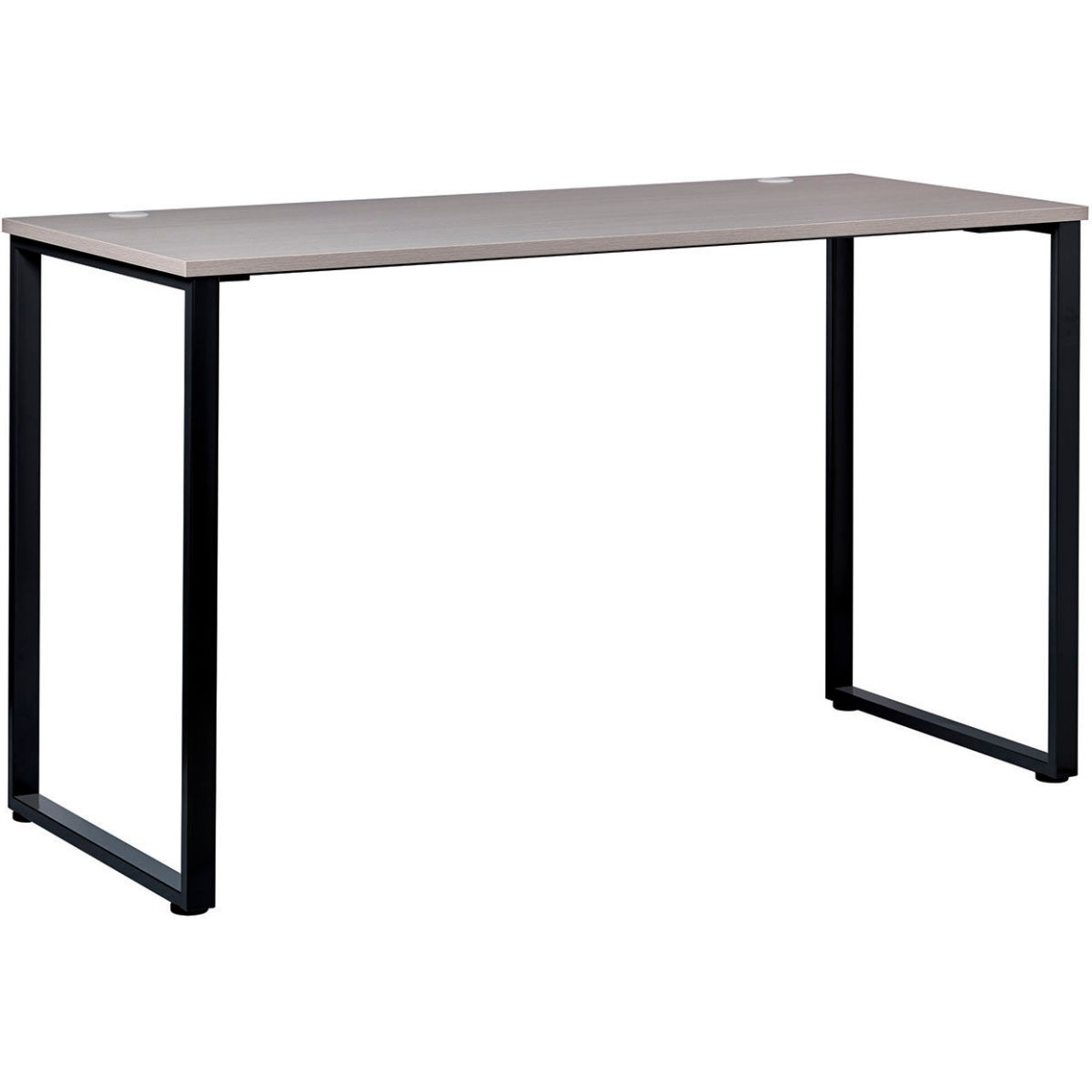 695603 Interion Open Plan Standing Height Desk - Gray Top with Black Legs - 72 x 30 x 40 in.