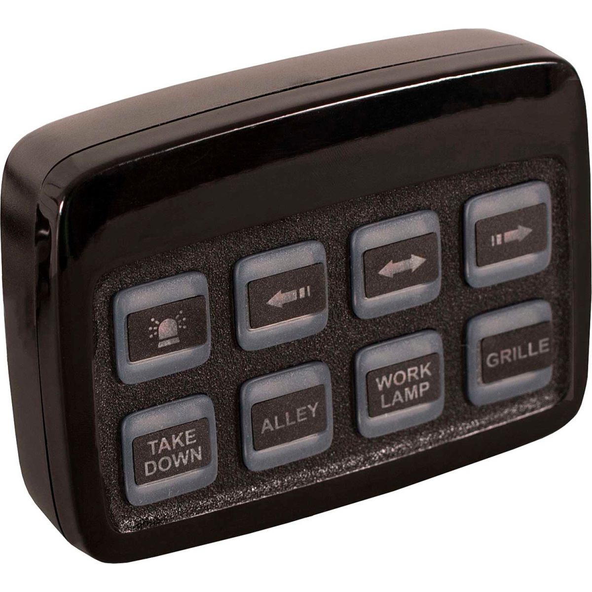 Multi-Function Programmable Black Pre-Wired 7-Function Panel