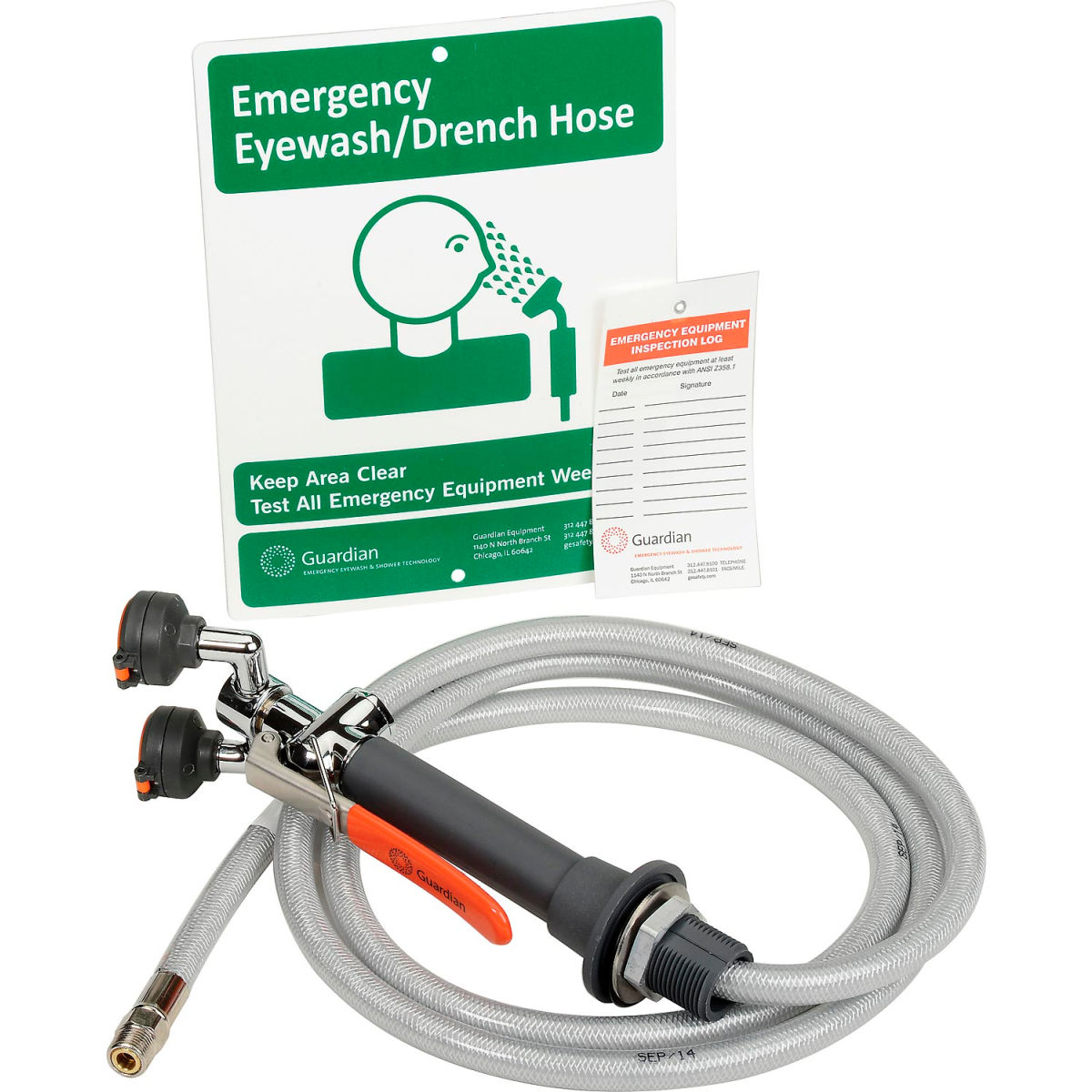 UPC 094718144965 product image for 2824000 G5022 Eye Wash & Drench Hose Unit Deck Mounted | upcitemdb.com