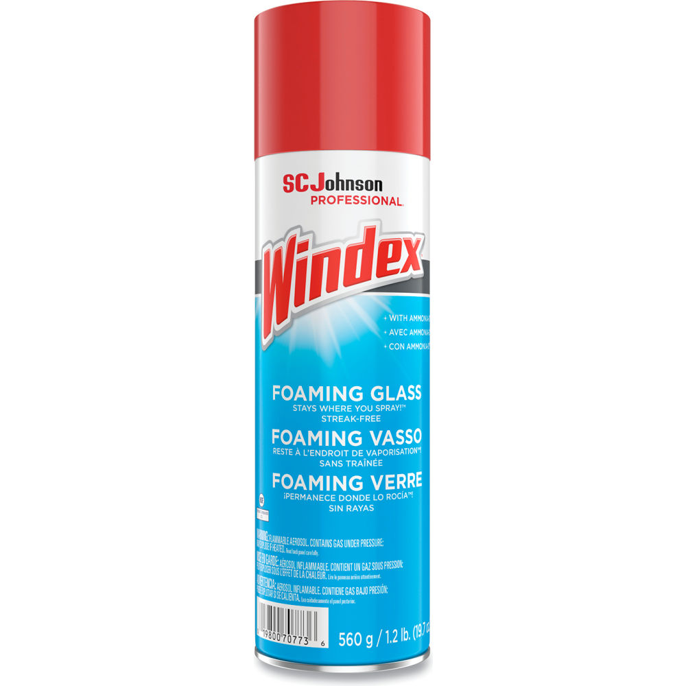 B3092368 20 oz Fresh Scent Windex Foaming Glass Cleaner - 6 per Case