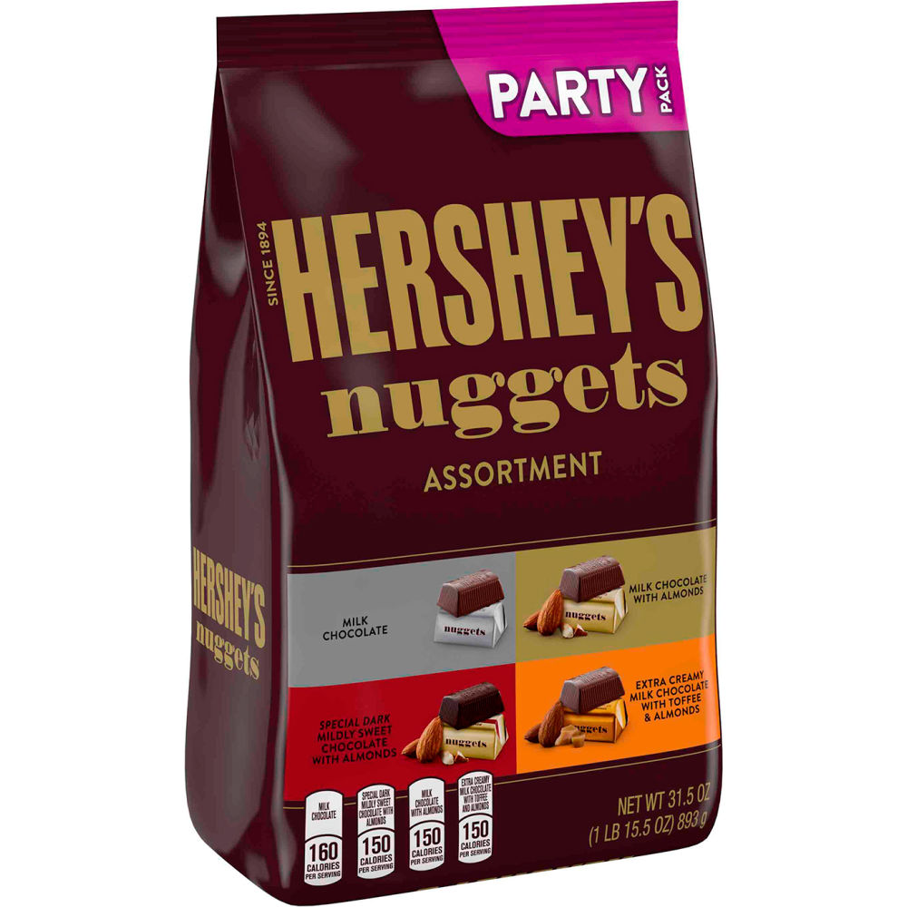 Hersheys Nuggets Chocolate Candy Assortment - 31.5 oz