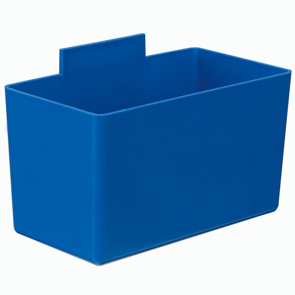LB253B 2.75 x 5.25 x 3 in. Little Inner Bin Cup QBC112 for Plastic Stacking Bins, Blue - Case of 48