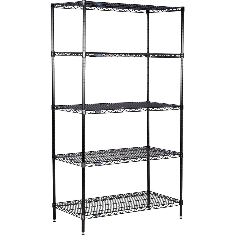 UPC 707022419680 product image for Global Industrial 18367B5 Nexel 5 Shelf Black Epoxy Wire Shelving Unit Starter - | upcitemdb.com