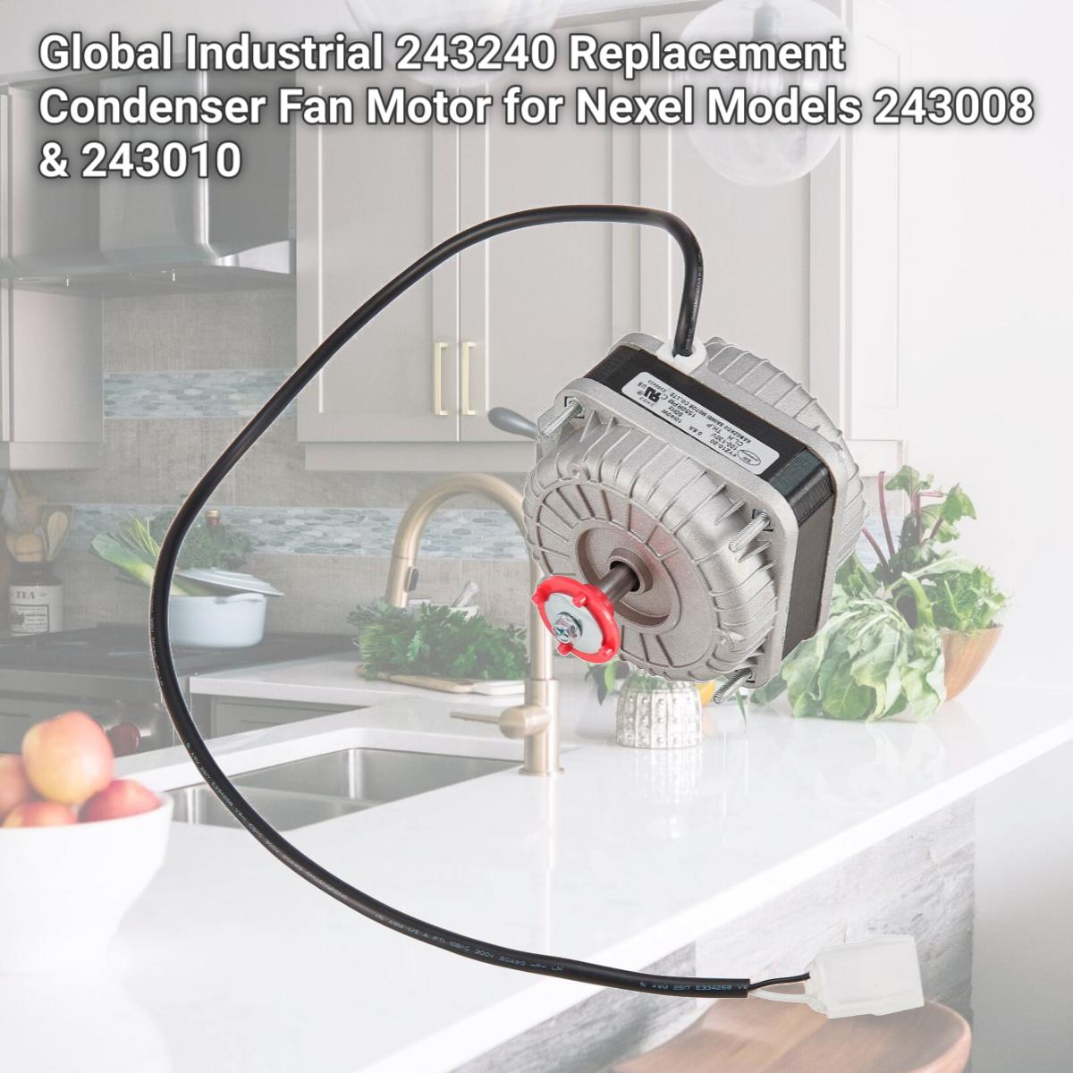 Picture of Global Industrial 243240 Replacement Condenser Fan Motor for Nexel Models 243008 & 243010