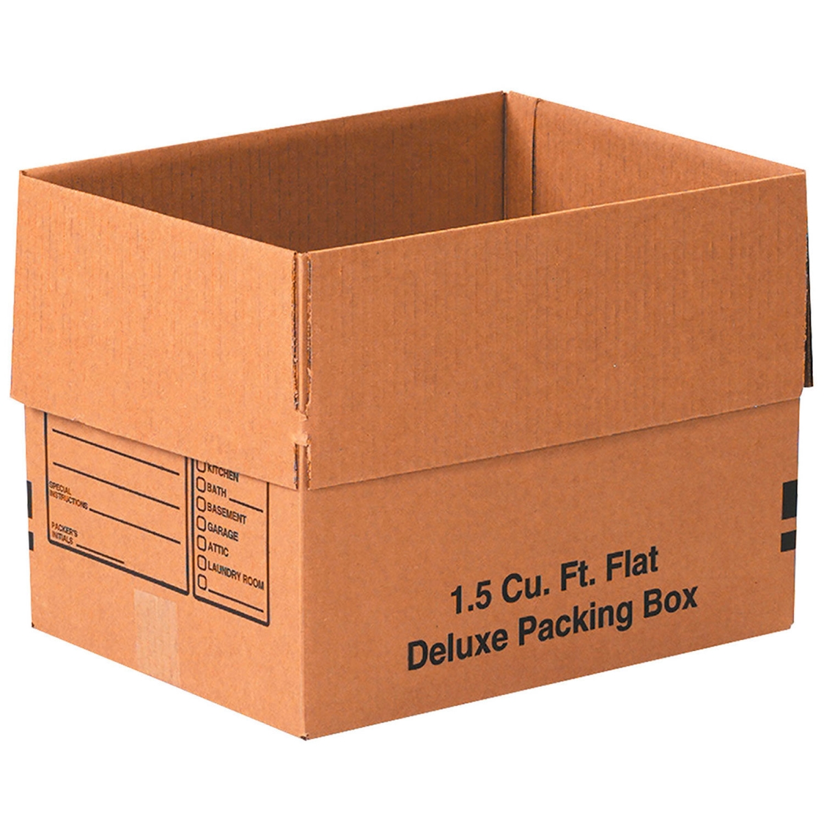 BP2723 16 x 12 x 12 in. Deluxe Cardboard Corrugated Boxes - Kraft