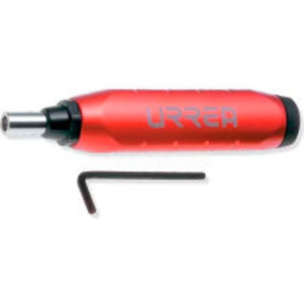 B991627 0.25 in. Drive 6 in. Long 4-40 in. Torque Range Preadjusted Torque Screwdriver, Red
