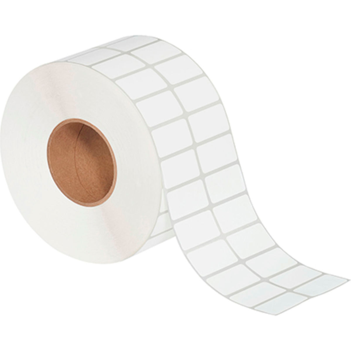 B3203998 2-Up Desktop Direct Thermal Labels, 1 x 1 in. - 1 in. Core - White - 24 Rolls per Case
