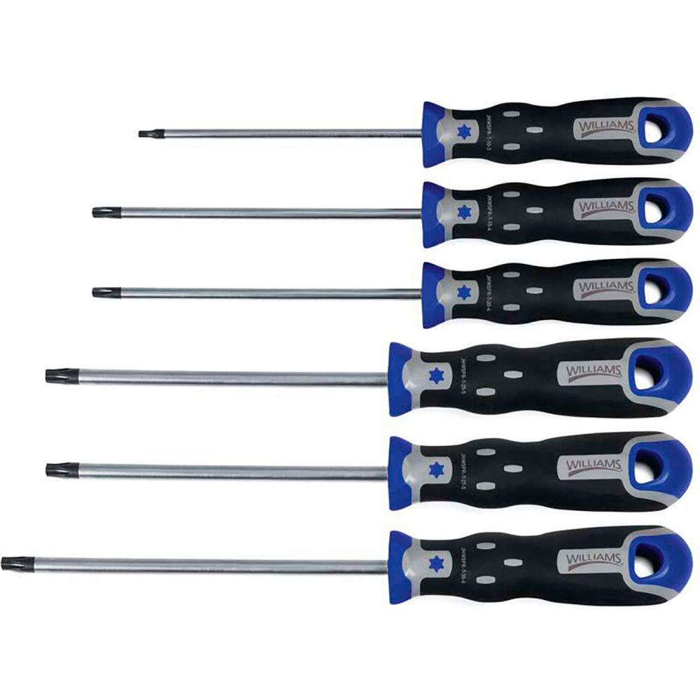 B3193226 Super Torque Torx Screwdriver Set - Black - 6 Piece