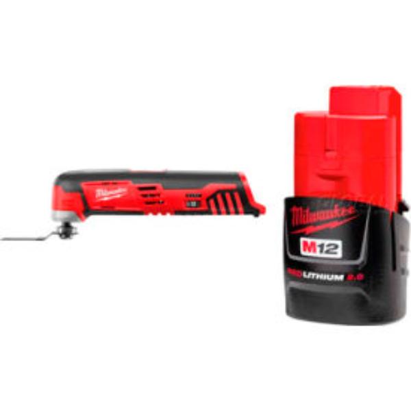 B3231891 M12 Multi-Tool Bundled with 12V Li-Ion M12 Compact 2Ah Battery - Red