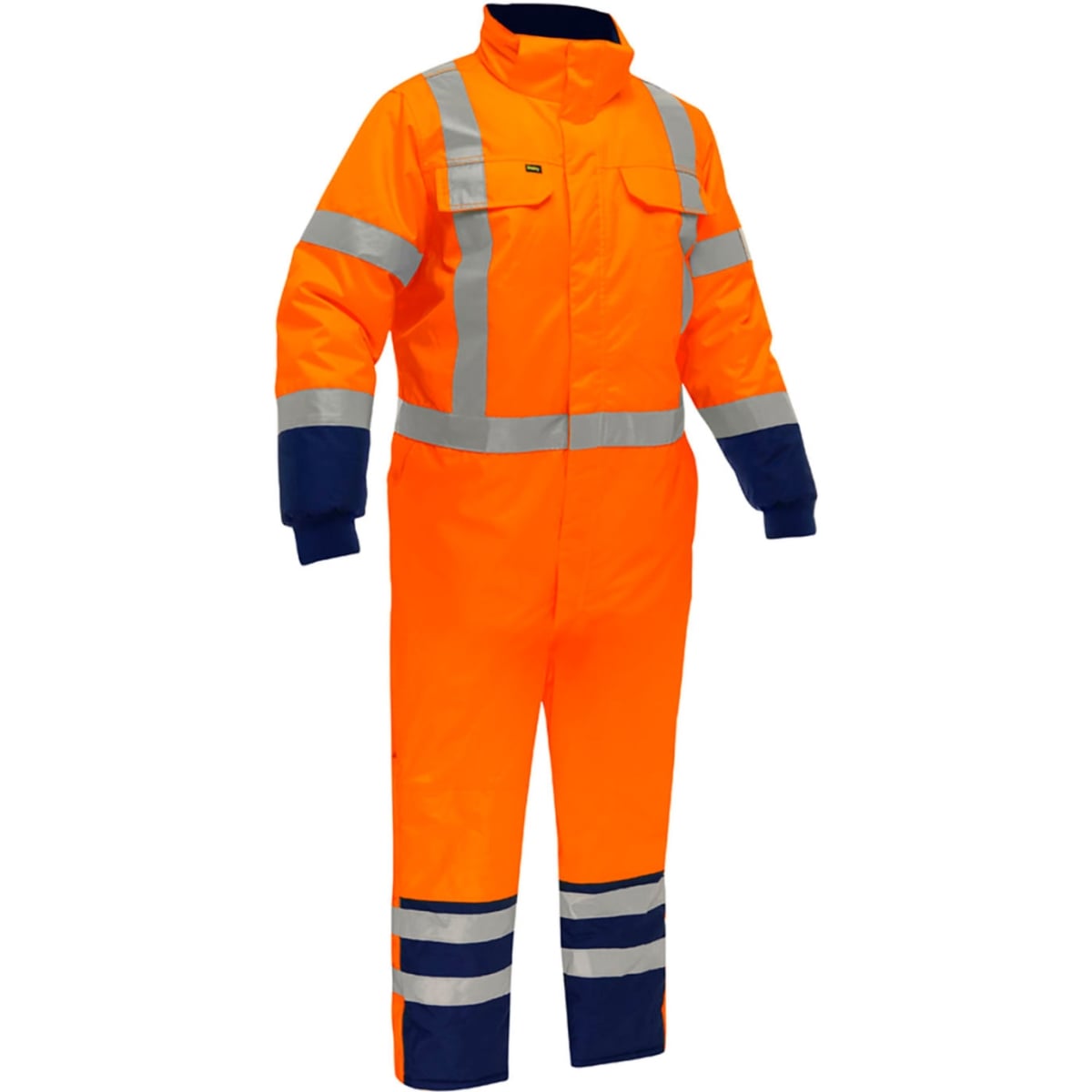 B3187142 Bisley Insulated Freezer Coverall, Hi-Vis Orange - 2XL