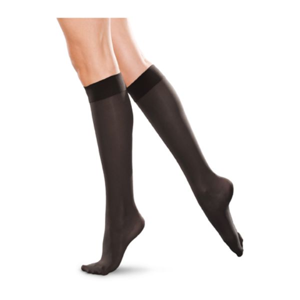 UPC 721734771096 product image for TF172-BLK-3XL 20-30 mmHg Knit-Rite Unisex Knee High Closed Toe Sock, Black - | upcitemdb.com