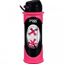 786ffpnkgrykit Fit & Fresh Pink Jaxx Glass Shaker Bottle Set