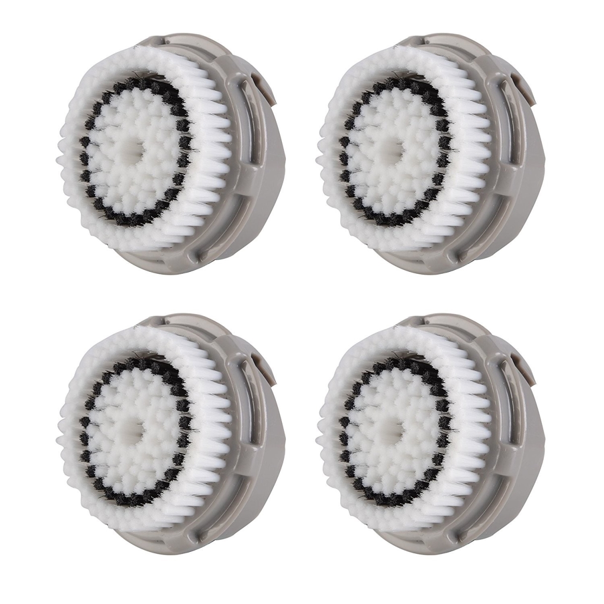 Compatible Replacement Facial Cleansing Brush Heads - Pack Of 4