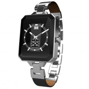 K2ms Dione Smart Watch, Metallic Silver