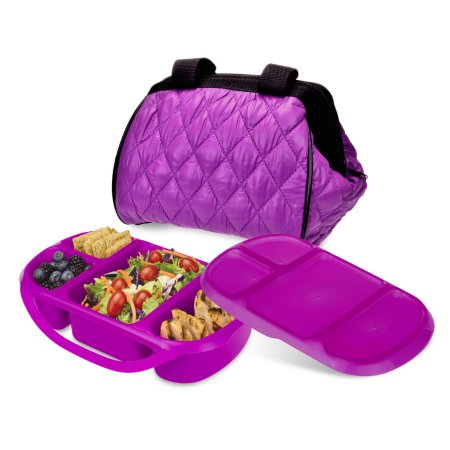 Pp1pbsp Portion Perfect Puffer Bag Set, Purple