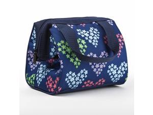 397kff552 Fit & Fresh Riley Insulated Lunch Bag Heart Sand Flowers