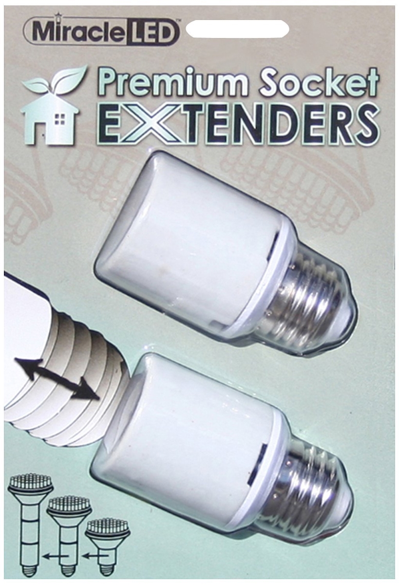 604365 Miracle Led Socket Extenders For Boosts Brightness