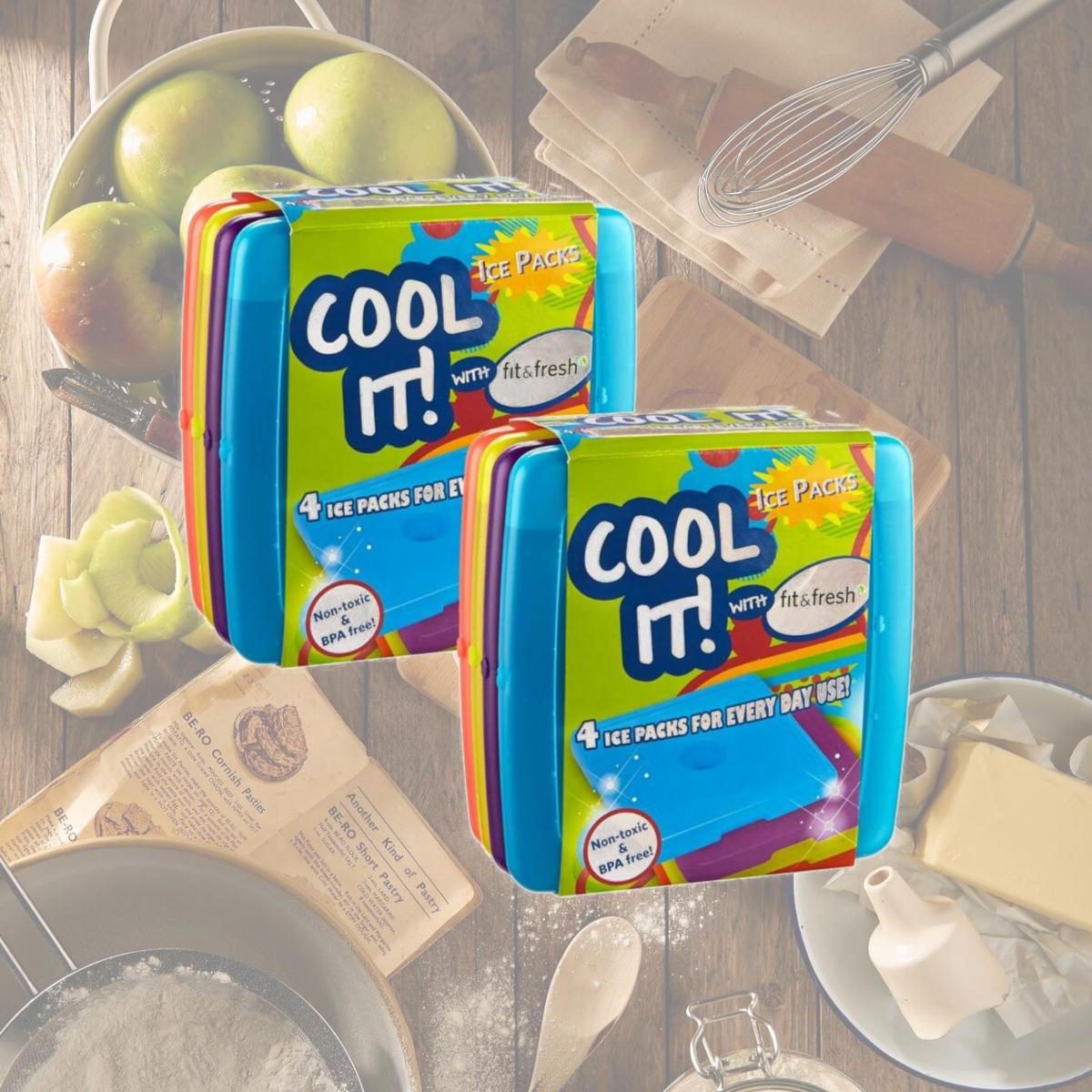 Picture of Medport 336KCHPK8 Fit & Fresh Cool Coolers Ice Pack, Multicolor - Pack of 8