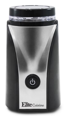 Ets-9053 Elite Cuisine Coffee & Spice Grinder With Stainless Steel - Black