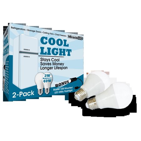 604366 Led Refrigerator & Freezer Cool Light - Pack Of 2