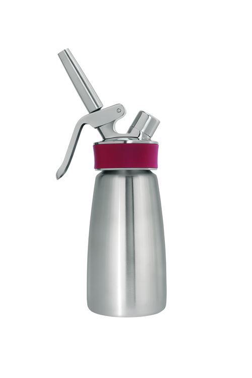 140301 Half Pint Gourmet Whip Plus Whipper Brushed Steel