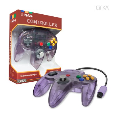 M05786-ap Cirka Controller For N64 - Atomic Purple