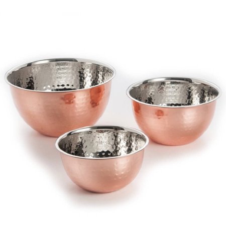 Cookpro 760 Professional Hammered Copper Mixing Bowl - Brown