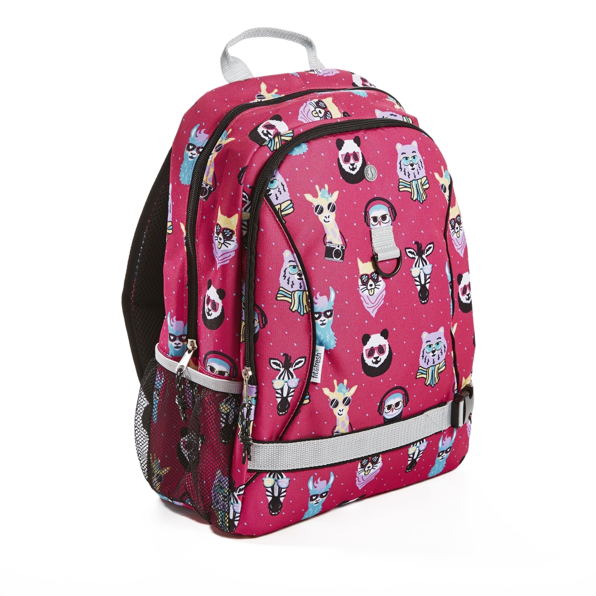 2733kffwb1933 Fit & Fresh Pink Hipster Animals Backpack