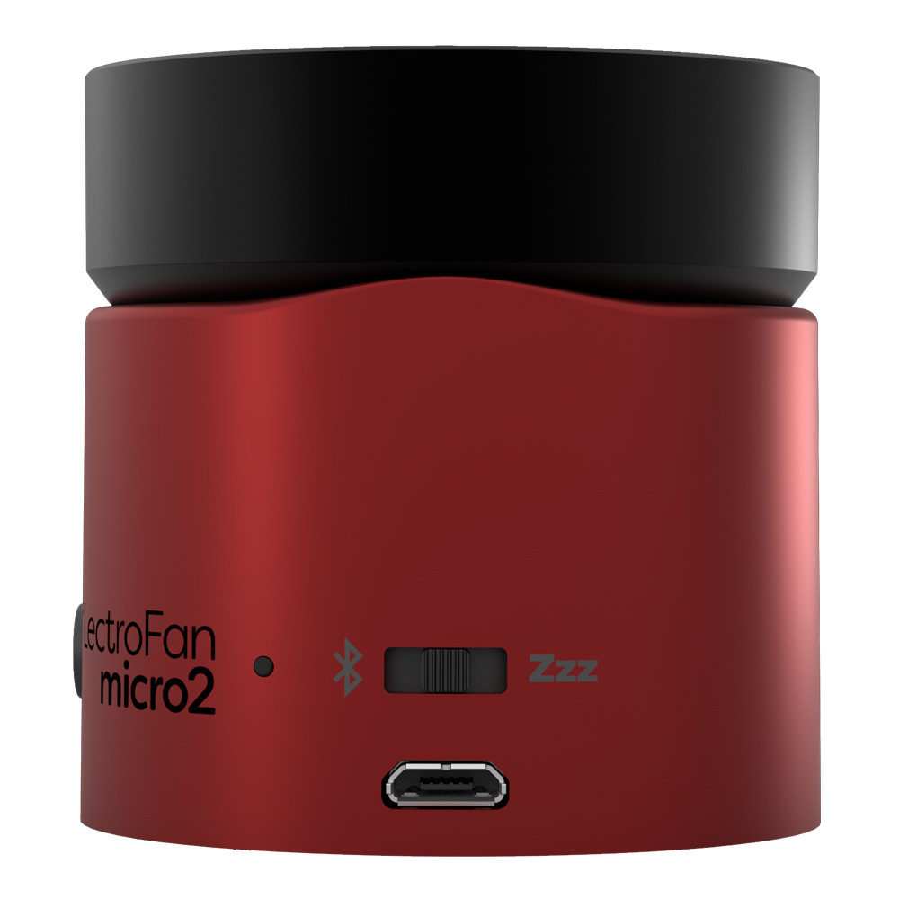 Asm1021-r Micro2 Red Bluetooth Noise & Sleep Sound Machine - 2 X 2 In.