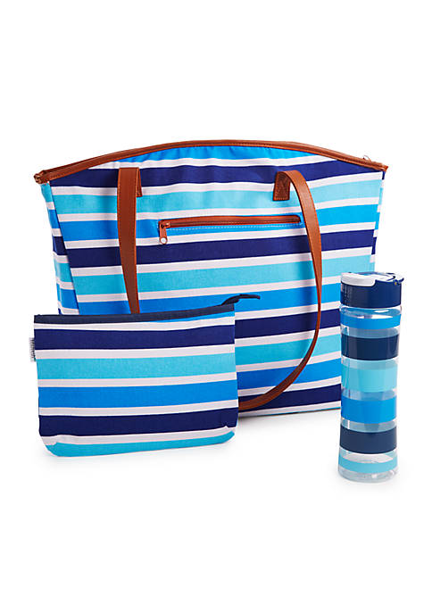 Fit And Fresh 7167ff1868 Barbados Lunch Kit, Blue