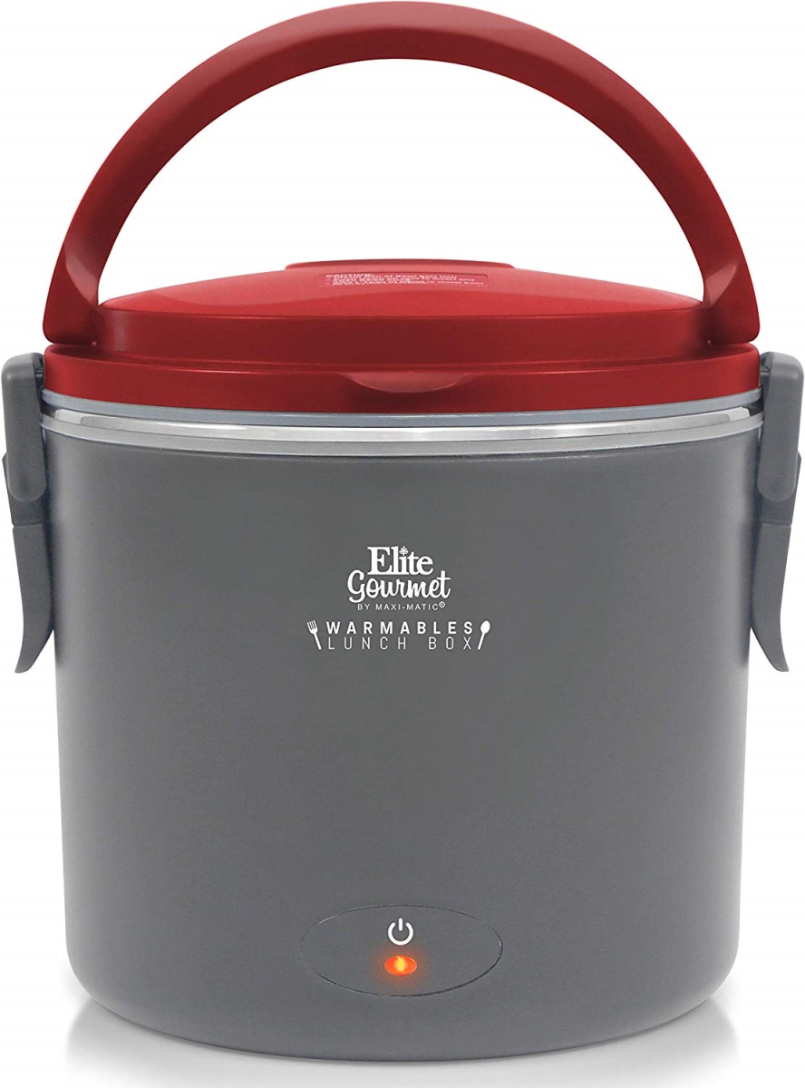 Efw-6080r 33 Oz Elite Platinum Electric Food Warmer War Mables Lunch Box, Red