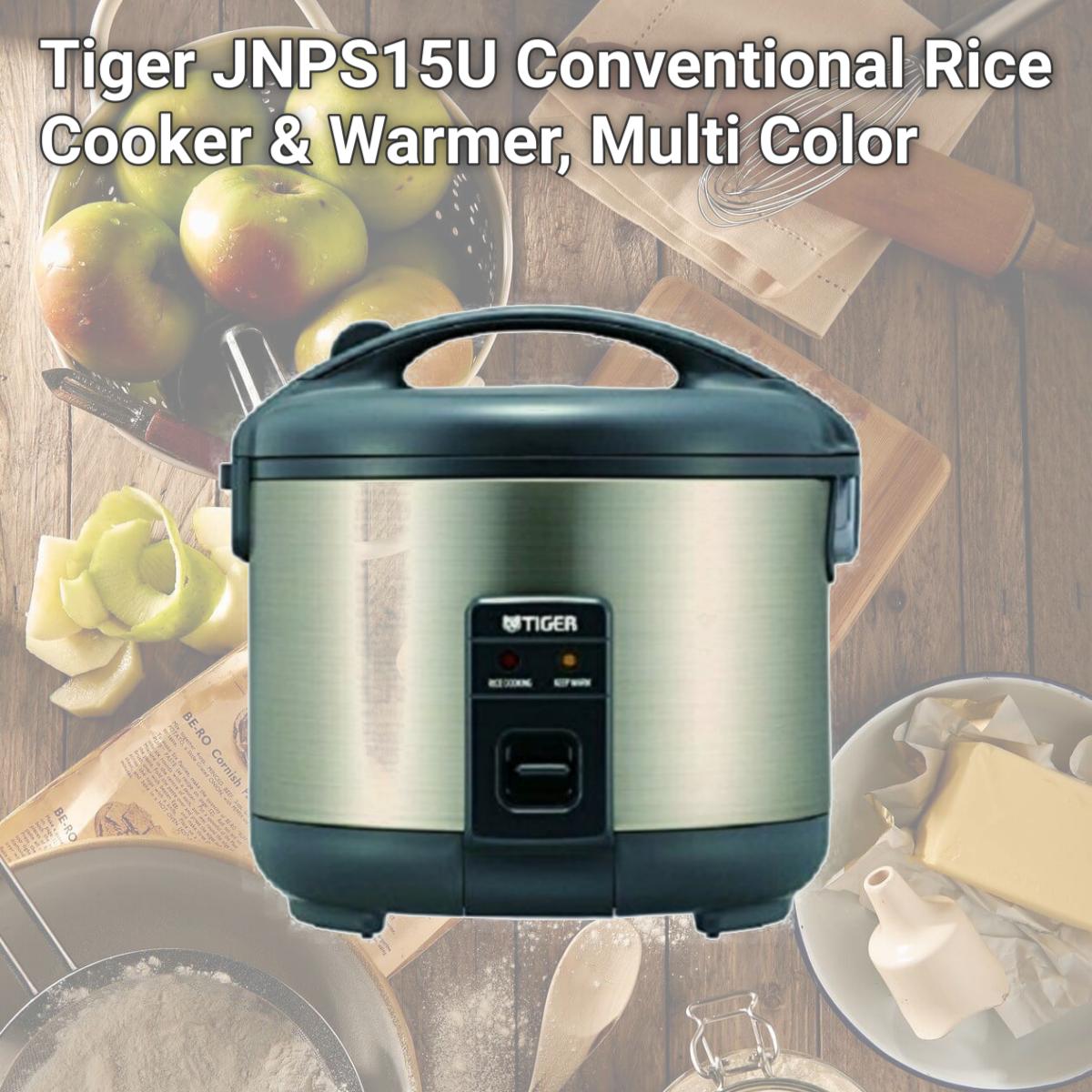 Picture of Tiger JNPS15U Conventional Rice Cooker & Warmer, Multi Color