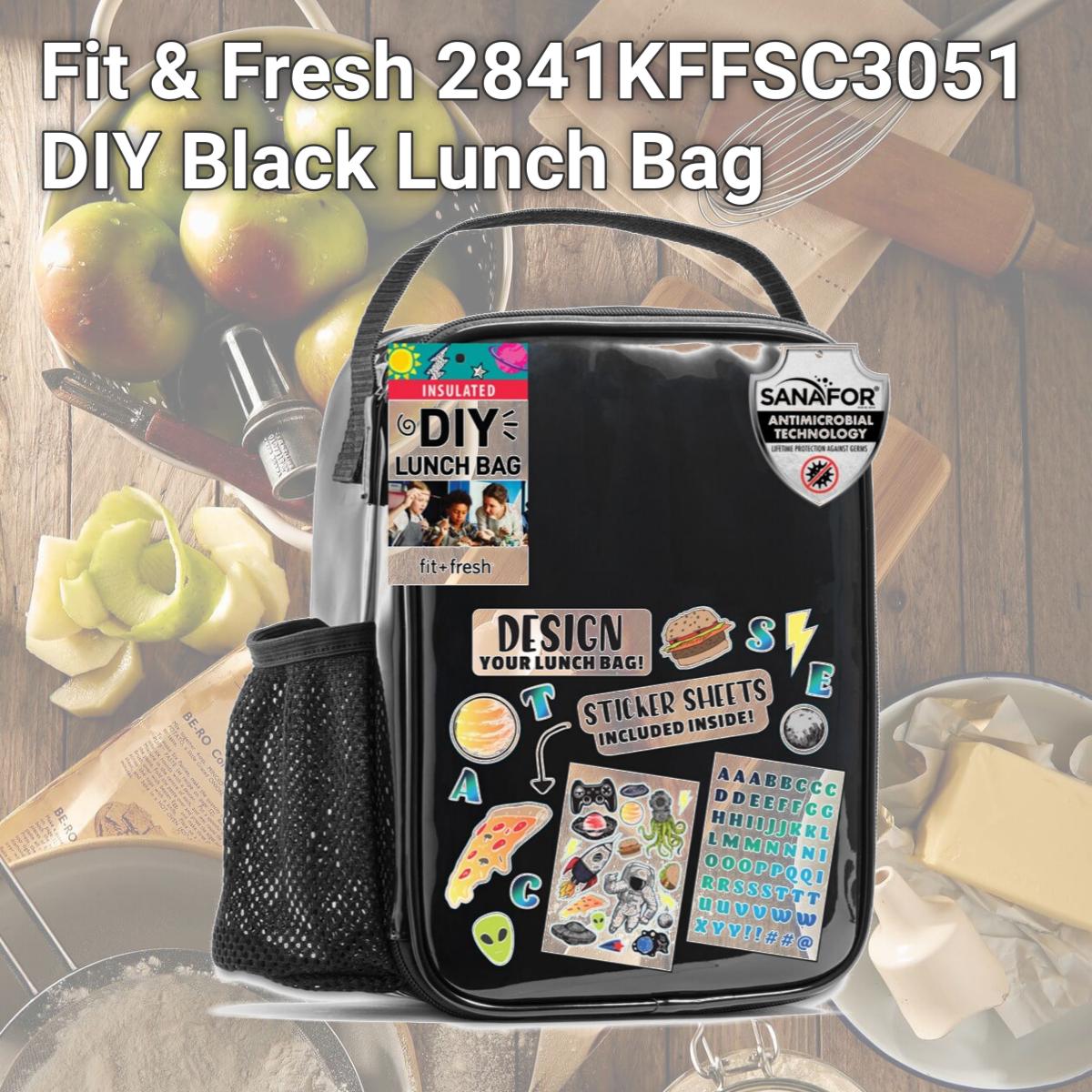 Picture of Fit & Fresh 2841KFFSC3051 DIY Black Lunch Bag