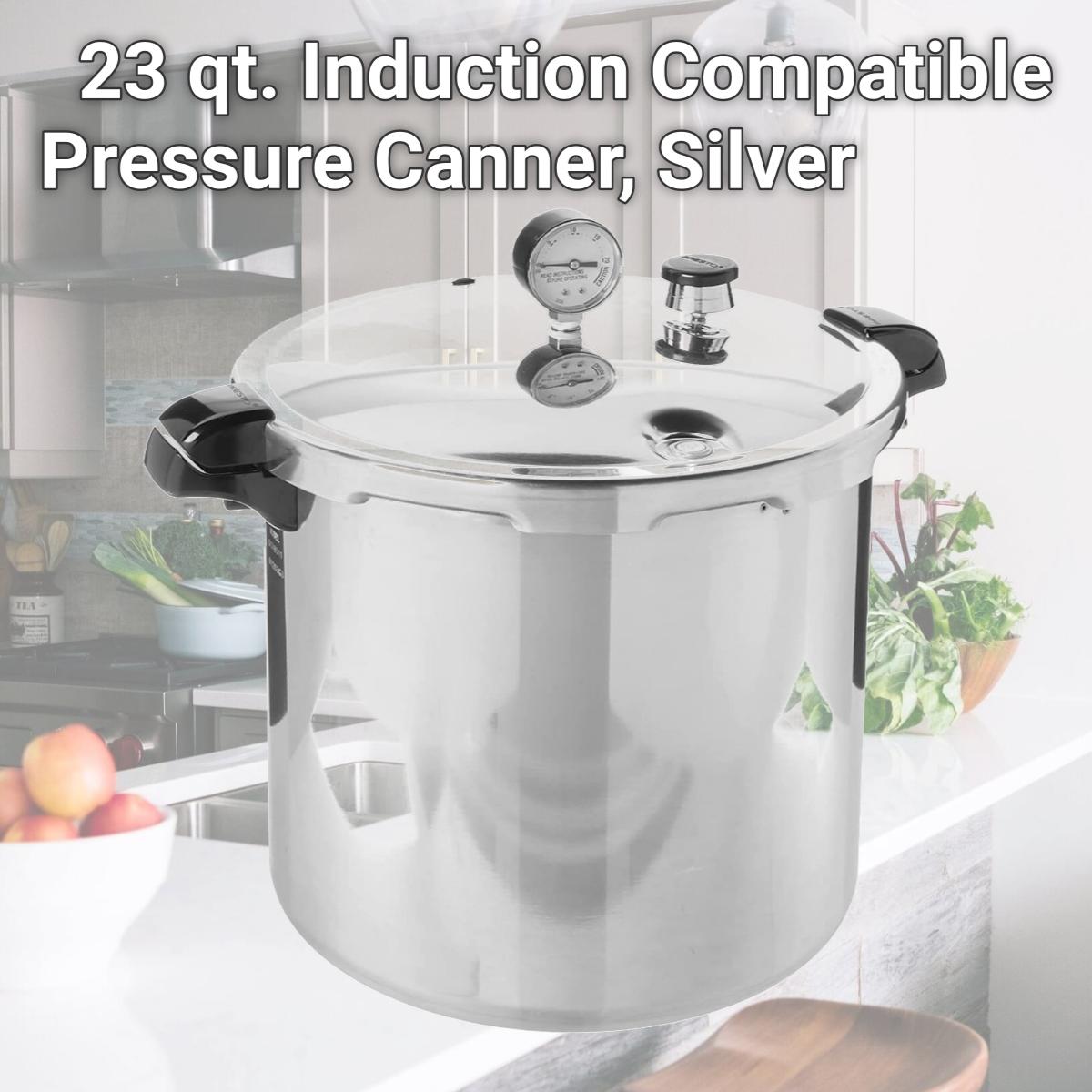 Picture of Presto 1784 23 qt. Induction Compatible Pressure Canner, Silver