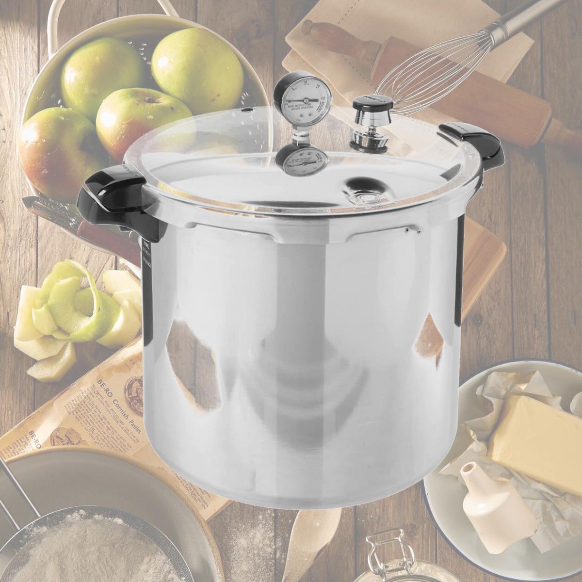 Picture of Presto 1784 23 qt. Induction Compatible Pressure Canner, Silver