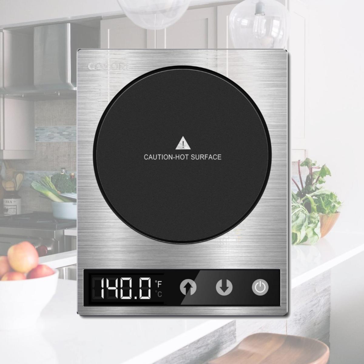 Picture of ITouch CO194-CW 5.4 in. Mug Warmer & Coffee Cup Warmer for Desk, Digital Temp Control LED Display - Waterproof Design - Coffee Gift