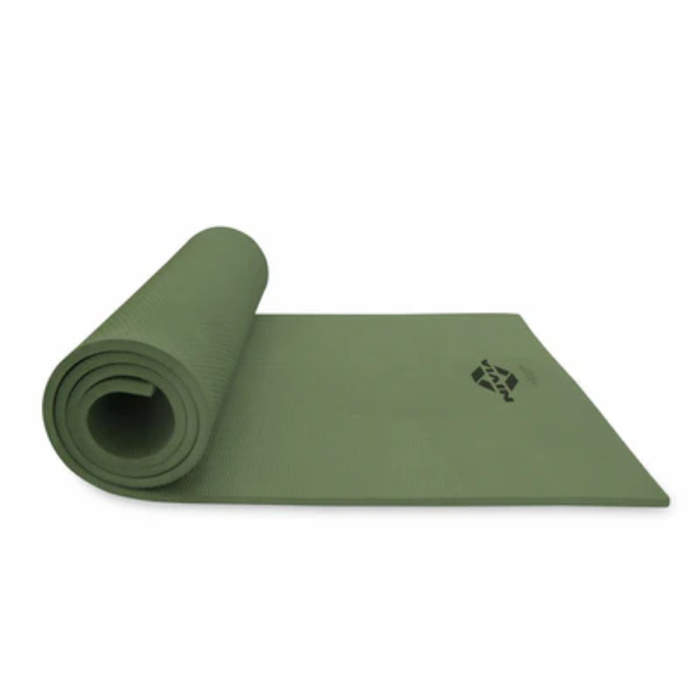 1454MG 10 mm Anti-Skid Yoga Mat - Military Green