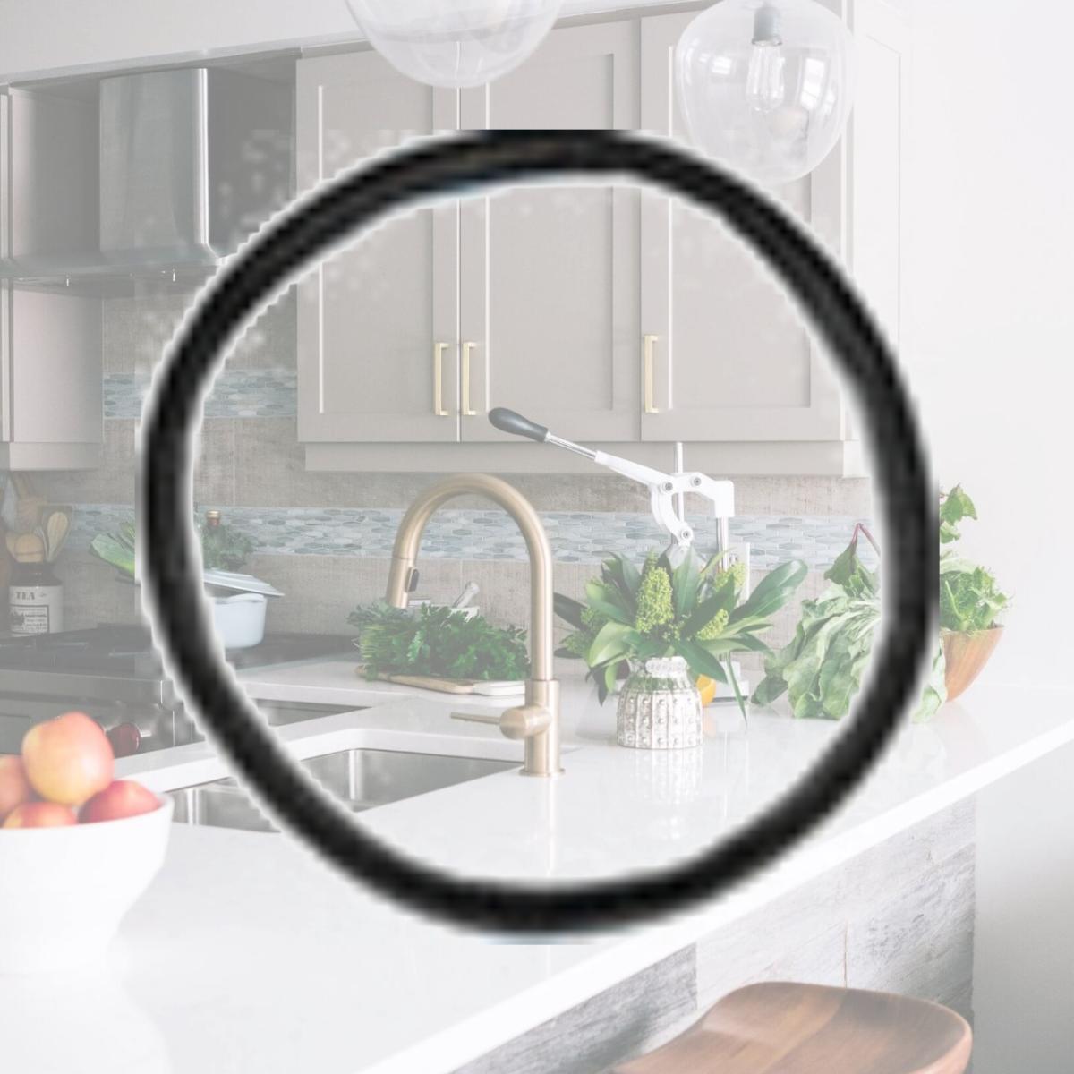Picture of Presto 9909 Pressure Cooker Sealing Ring/Automatic Air Vent Pack 6 Quart Models